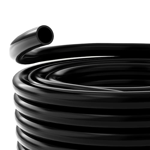 Alpine Corporation 100' PVC Tubing with 1/2" Inside Diameter for Ponds and Fountains, Black - size: 1/2" I.D. x 5/8" O.D.