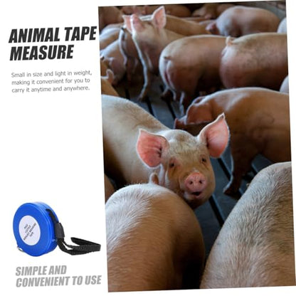 Mipcase Animal Weight Tape Measure Portable Multipurpose Livestock Measuring Scale for Cattle Goats Pigs Chest Waist Girth Accurate Farm Tool