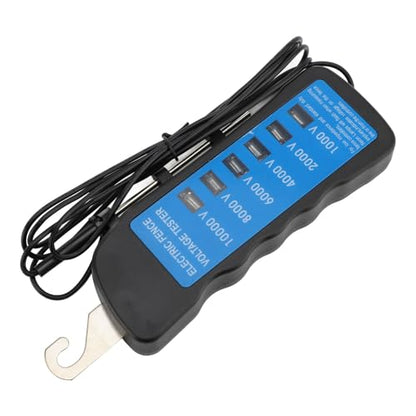 Pilipane Electric Fence Voltage Tester Digital Handheld Fault Finder Locator Checker Voltmeter Livestock Equipment for Farmers Ranchers ABS Material