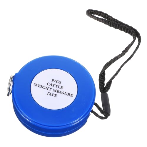 2.5m Animal Weight Tape Measure for Cattle and Goats Multifunctional Girth Measurement Tool Sturdy PVC Material for Farmers and Livestock Management Style