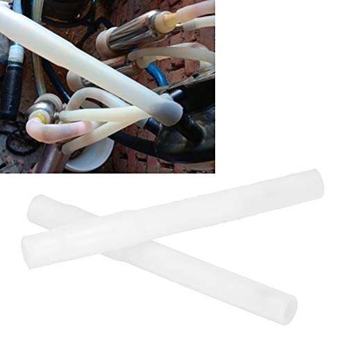 Silicone Milking Machine, Short Tube, 2 Pieces, Green, Stable Performance, Replacement for Farm Milking Machine