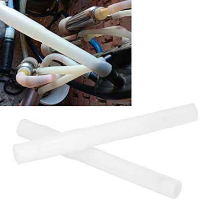 Silicone Milking Machine, Short Tube, 2 Pieces, Green, Stable Performance, Replacement for Farm Milking Machine