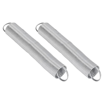 2 Pcs Stainless Steel Electric Fence Gate Handle with Insulators with Spring, Handle Heavy Duty Electric Fence Gate Handle, 16 Feet Tension Livestock Fence Spring for Pasture