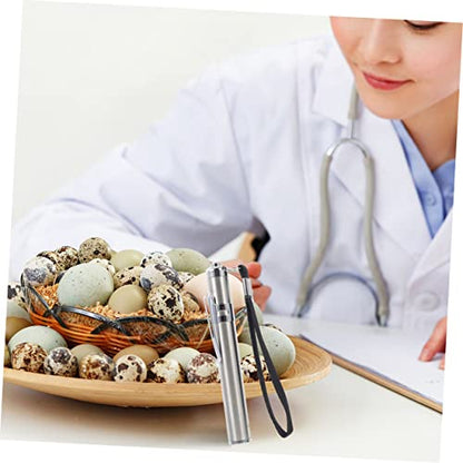 2pcs Portable Egg Candler with Safe Light Design Multi-Purpose Household Candling Lamp for Chicken Duck Goose and Quail Eggs Durable Candling Supply
