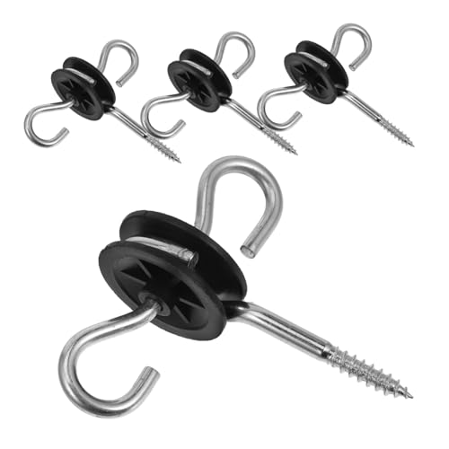 Toddmomy 4pcs Screw-in Post Insulators for Electric Fence Fencing Accessories for Cattle Livestock User-Friendly Design for Easy Installation and Connection