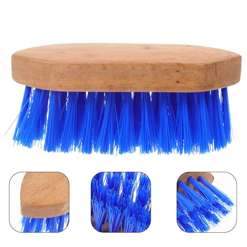Beaupretty Horse Grooming Brush Wooden Comb Stiff Bristle 15.5X5.5 Inch Fur Cleaning Tool and Cattle Stable Care