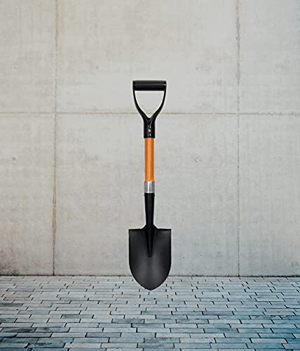 Ashman Short Handle Digging Shovel (1 Pack) - 27-inch Kids Beach & Garden Shovel with Sturdy Blade, D-Handle Gardening Tool - size: 1 Pack, style: Small Digging Shovel