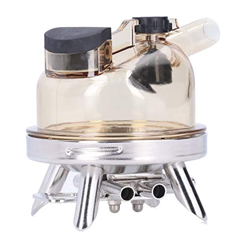 400ml Milking Claw Cluster with Stainless Steel Base, Transparent Lid Milk Collector for Cow and Sheep Milking Machine, Durable Food - Grade Plastic Manifold Assembly