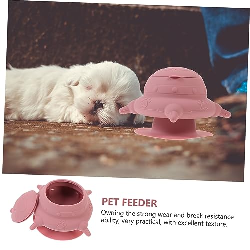 Silicone Puppy Milk Feeder Bowl with Teats for Nursing Puppies and Kittens Slow Feeder Dog Bowl Pet Feeding Station for Puppies and Pets