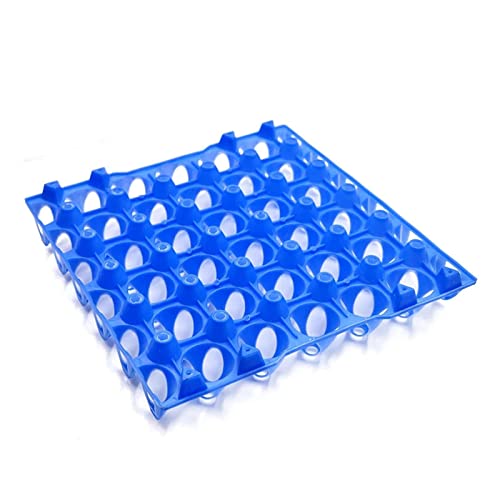 harayaa 20Pcs Egg Trays Egg Flats Transport Stackable Poultry Crate Incubator Egg Tray Chicken Egg Tray for Turkey Dove Pigeon Fridge Kitchen