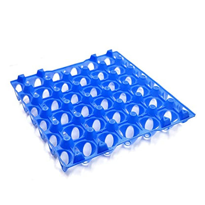 harayaa 20Pcs Egg Trays Egg Flats Transport Stackable Poultry Crate Incubator Egg Tray Chicken Egg Tray for Turkey Dove Pigeon Fridge Kitchen