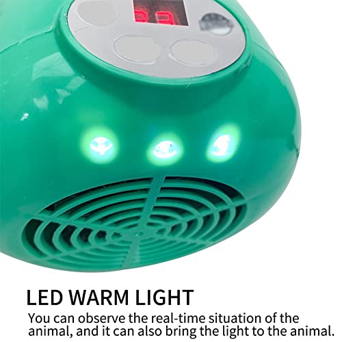 Reptile Heater Farm Animal Healthy Bulbs Warm Light for Chicken Piglet Dog Pet Thermostatic Temperature Controller Heater 220V (Color : 2-Piece Set)