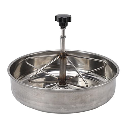 Piglets Feeding Trough, Stainless Steel Pig Feed Trough, Farm Animal Poultry Livestock Feeding Tool for Goat, Duck, Sheep, Piglets, Chicken (Large) - size: Large