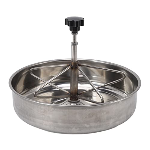 Piglets Feeding Trough, Stainless Steel Pig Feed Trough, Farm Animal Poultry Livestock Feeding Tool for Goat, Duck, Sheep, Piglets, Chicken (Large) - size: Large