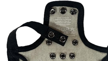 DOWN UNDER OUTDOORS 2 Pack Medium-Large Chicken Saddles with Adjustable Straps, Chicken Apron, Poultry Saver, Pet Supplies, Including Shoulder Covers (Insulated Light Grey) - color: Insulated Light Grey