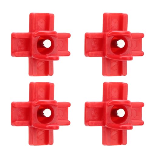 40PCS Automatic Poultry Nipple, Red Chicken Waterer Nipples Plastic Steel with Drill Bit, for Bucket Feeders Chicken Coop