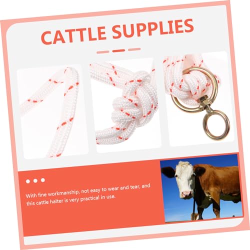 YARNOW Rope Cattle Halter Newborn Calf Halter Horse Bitless Bridle Livestock Traction Equipment