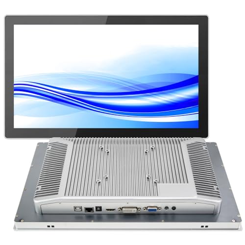 GreenTouch 13.3 Inch Industrial Embedded Capacitive Touchscreen Monitor, Open Frame Multi-Touch Screen Industrial Front IP65 Monitor - HDMI+VGA+DVI - 1920 * 1080 Resolution - size: 13.3 IN