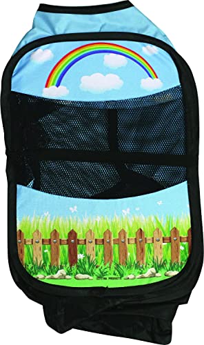 Pet Portable Foldable Play Pen Exercise Kennel Dogs Cats Indoor/outdoor tent for small medium large pets Animal Playpen with Pop up mesh cover great for travel LARGE,BLUE/GREEN - style: Large