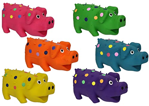 HDP Latex Squeaking MINI Toy Bundle Color:Set Pack of 3 - color: Set Pack of 3