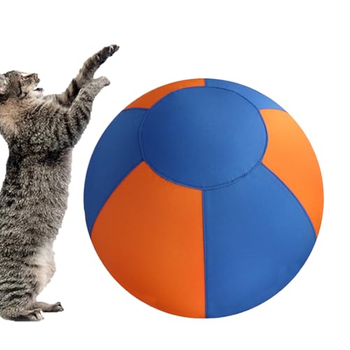 Dog Ball, Interactive Pet Toy, Teeth Grinding Trainer, Inflatable Fetch Design, 17.72x17.72 inches, Self-Entertainment Play, Perfect for Horses, Walking, Family, Farm Use, Sheep
