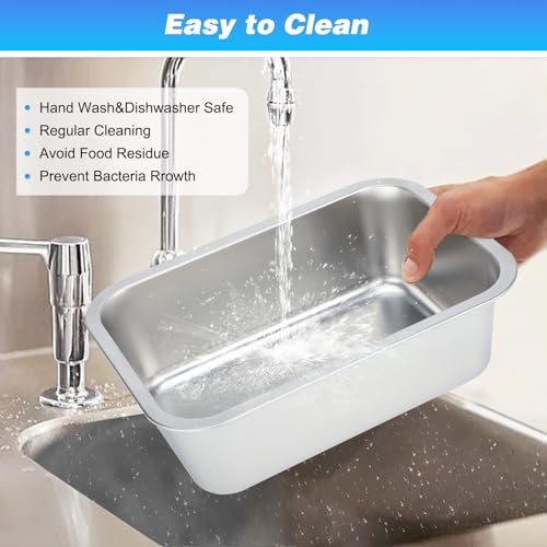 Bwogue 2 Gallons Extra Large Stainless Steel Dog Water and Food Bowl for Large, X-Large Breeds - High Capacity, 1 Pack - color: 1 Bowl, size: 2 Gallons