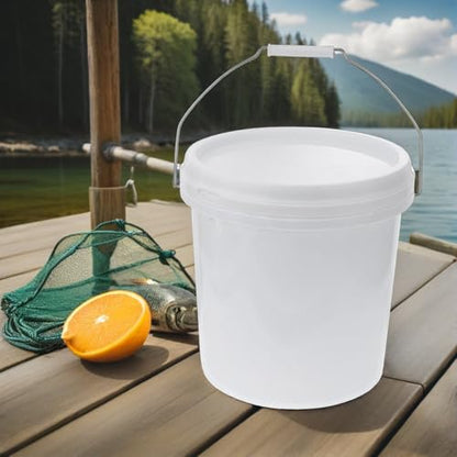 Ciieeo Airtight Food Grade Seal Bucket with Lid Heavy Duty Plastic Storage Container for Pet Food Livestock Feed More Multipurpose Easy to Carry with Hand Grip