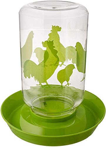 Lixit® Feeder or Waterer for Chickens and Other Wildlife - Made in USA (4 Quart - Pack of 2) - size: 128 oz (Pack of 2)