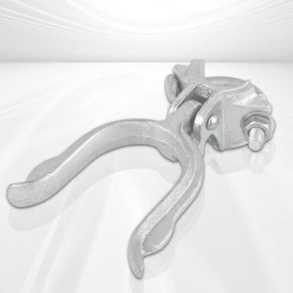 1-3/8" x 1-7/8" (2") Chain Link Gate Latch, Commercial Heavy Duty, Malleable， Galvanized Farm Fence Lock with Hole for Padlock - size: (1-3/8" x 1-7/8" (2"))