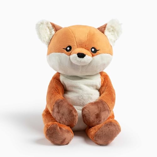 HUGIMALS Forrest the Fox 20 Inch 4.5 lb Heavy Cute Sensory Weighted Comfort Plush | Large Unscented Washable Self Care Calming Stuffed Animal for Kids, Teens and Adults - color: Forrest the Fox