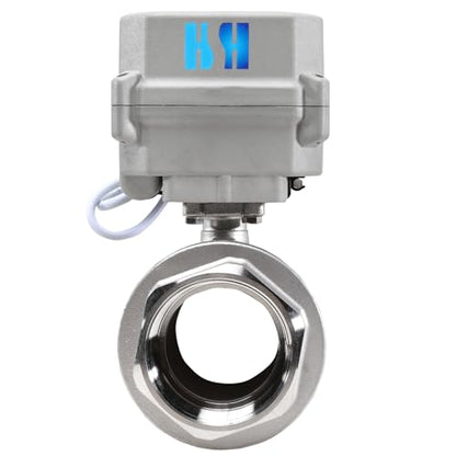 2" DN50 NPT 2 Way 12VDC 9-24VAC/DC Stainless Steel Normally Closed Electrical On/Off Motorized Ball Valve