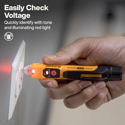 Klein Tools 80210 Advanced Circuit Tracer Kit with Non-Contact Voltage Tester, Circuit Breaker Finder, Voltage Detection, Identifies Energized and Non-Energized Breakers, Fuses, and Wires