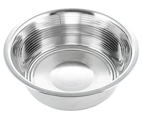 Pet Feeder Stainless Steel Dog Bowls Replacement 2-Pack Food Bowl, 8" Diameter, 2.8" Height Water Metal Bowls 7 Cups for Raised Feeder with Opening 7.5"- 8" - color: Double Pack, size: 7 cup (Standard)