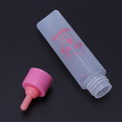 Small for Feeding Bottle Pet Nursing Bottles Capacity 30ml for Feeding Hamster Kitten Puppy Small Pet Bottle Dog Milk Bottle Pet Nursing Bottle Puppy Kitten Feeding Bottle Nipple Milk