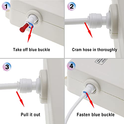 TDRSUPER Drinking Water Dispenser Pump System Bottle Water Dispenser 5 Gallon 40PSI for Refrigerator Ice Maker Faucet Coffee/Tea Maker Single Inlet - style: With Speed Control