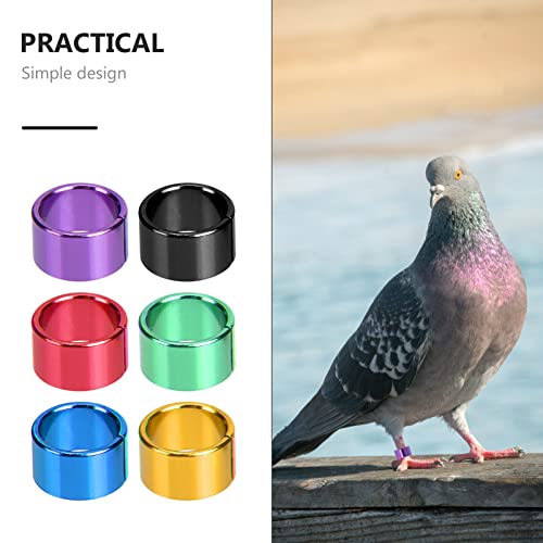 Chicken Leg Bands 18pcs Bird Leg Rings Numbered Bird Identification Dove Bands Poultry s Clip on Rings for Bantam Dove Pigeons Love Coturnix Quail Foot Ring Labels
