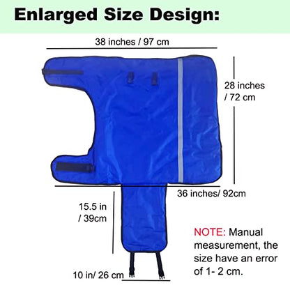 Calf Blanket Calves Warm Clothes Calf Saver Coat, Sheep Goat Blanket, for Keep Cows Goats Sheeps Warmming, Thickened Belly Protection