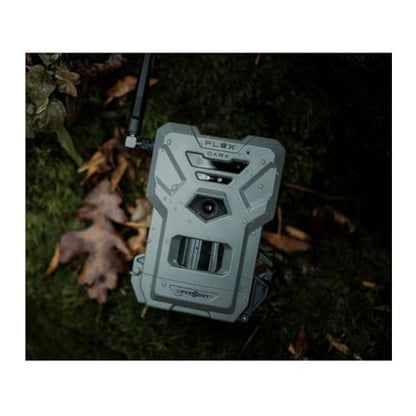 SPYPOINT Flex-Dark Cellular Trail Camera, 40MP Photos, 1080p Video + Sound, No-Glow Game Camera, Hunting Night Vision, Motion Activated,100ft Detection, No WiFi Needed Trail Cam - color: Camera only, size: Pack of 1