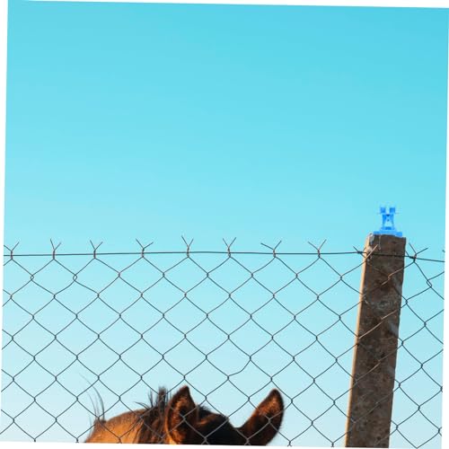 Abaodam 50pcs Electric Fence Insulators Wire Insulators for Farm Fencing Lightweight Material for Livestock Craftsmanship for and Yards