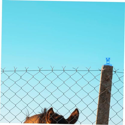 Abaodam 50pcs Electric Fence Insulators Wire Insulators for Farm Fencing Lightweight Material for Livestock Craftsmanship for and Yards