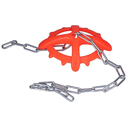 Mingzhe Adjustable Chain Iron Toy for Farm Anti Rust Bite Plastic Hightemperature Pressed 7.1x5.8in for Animal Welfare