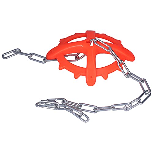 Pssopp Chain Iron Veterinary Bait Adjustable Plastic Toy for Farm, Material, Scented Design, Prevents Mutual Biting, Ideal for Animal Welfare