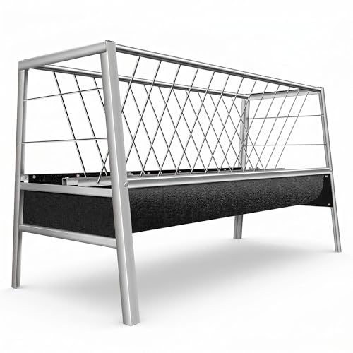Hay Holder, 77 Gallon high Capacity Container, tilt-Proof Weatherproof Design, Design with Drainage Holes, for Horse and Sheep Feeding Zones