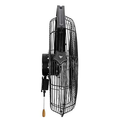 Maxx Air Wall Mount Fan | 18" Commercial Grade Fan for, Garages, Shop, Barns and Patios for Indoor Use | Easy Operation and Powerful 1,450 CFM | Residential Wall Mount - size: 18" Residential Wall Mount