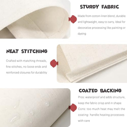 RUNROLE 8 Inch Narrow Fish Extender to Right Fit the Cabin Door - 1, 2, 3, 4, 5 Pocket, Blank White for Easy Customization, 2026 &2027 FE for Gift Exchanges and Pixie Dust - size: 4 Pockets
