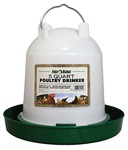 Harris Farms 1000261 Plastic Poultry Drinker, 5 Quart - size: 5 quart