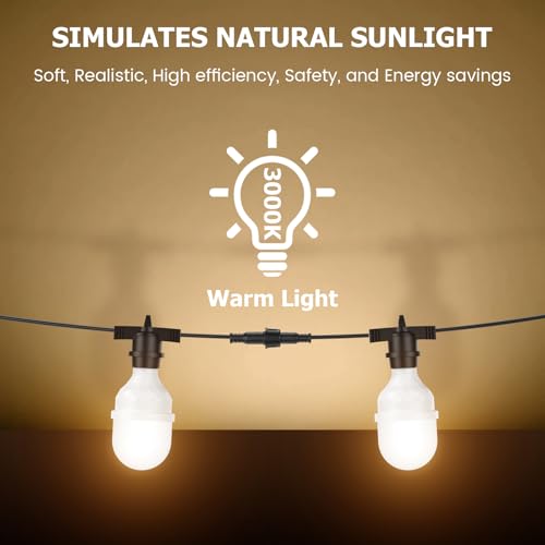 Automatic LED Daylight Extender, Chicken Coop Light with Timer and Easy to Program, Provides Additional Light for Hens and Enhances Egg Production