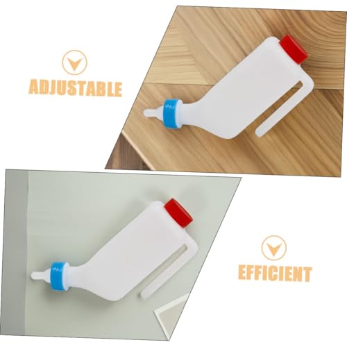Balacoo Pig Nursing Bottle for Small Animals 1pcs Goat and Lamb Feeding Bottle Sturdy Milk Drinker for Piglets and Livestock Easy to Use Animal Feeder