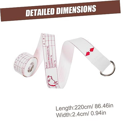 UPKOCH Weight Measuring Tape for Cattle Pigs Compact Portable Measuring Tool for Animal Body Measurements for Livestock Weight Assessment