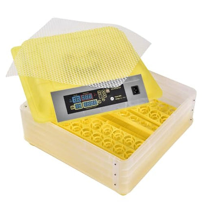 GRAND ORANGE Egg Incubator Automatic Digital Poultry Hatcher Machine Breeder with Temperature Control and Auto Turning for Hatching Chicken Duck Goose Quail Birds (96 Eggs) - size: 96 Eggs